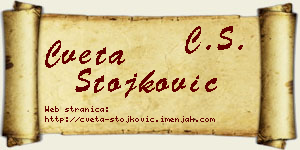 Cveta Stojković vizit kartica